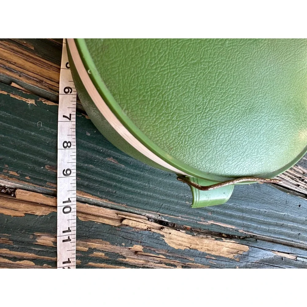Vintage‎ Sunfrost Thermo-O-Ware Ice Bucket Avocado Green Mid Century Modern MCM